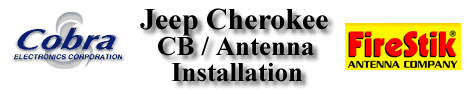 Jeep Cherokee CB Installation 