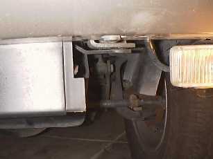 Remove tow hooks and brackets.