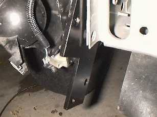 Install the winch mount brackets.