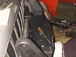 start bolting together the grille guard.